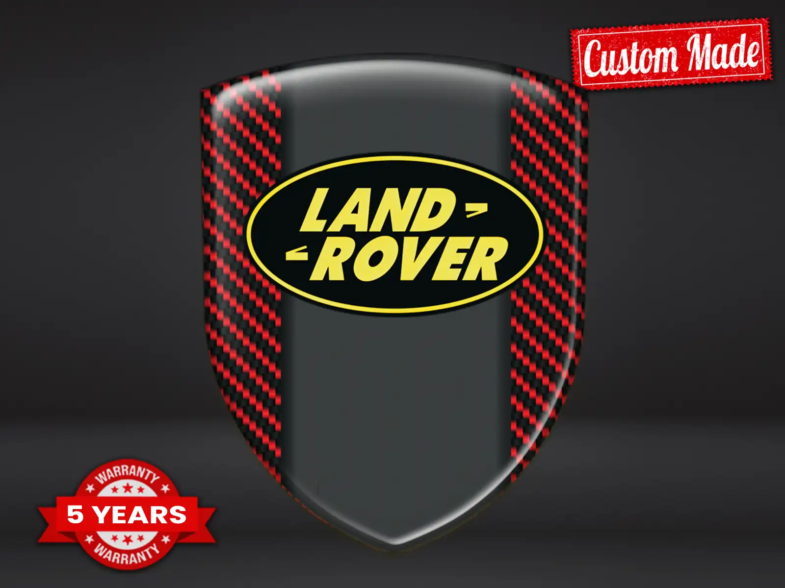 Land Rover Emblema Auto Máximo Resistente Elegante Pro Max